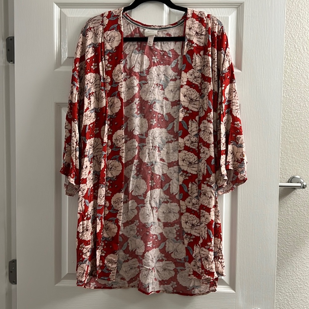 Floral Light Weight Cardigan